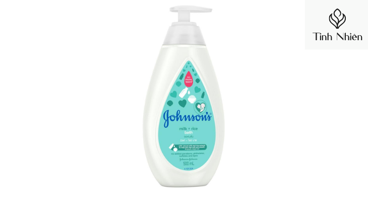 Johnson's Baby Milk + Rice Bath cho da nhạy cảm
