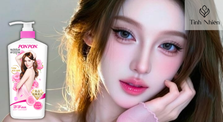 Sữa tắm trắng da Pon Pon Body Cleanser - Whitening