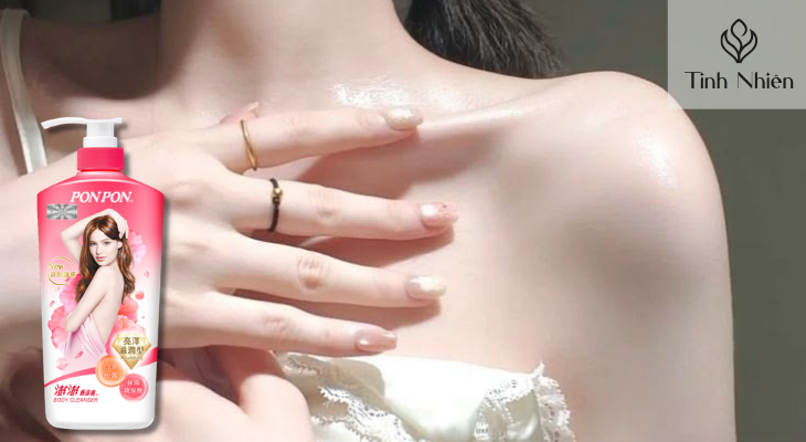 Sữa tắm trắng da mềm mịn Pon Pon Body Cleanser- Nourishing
